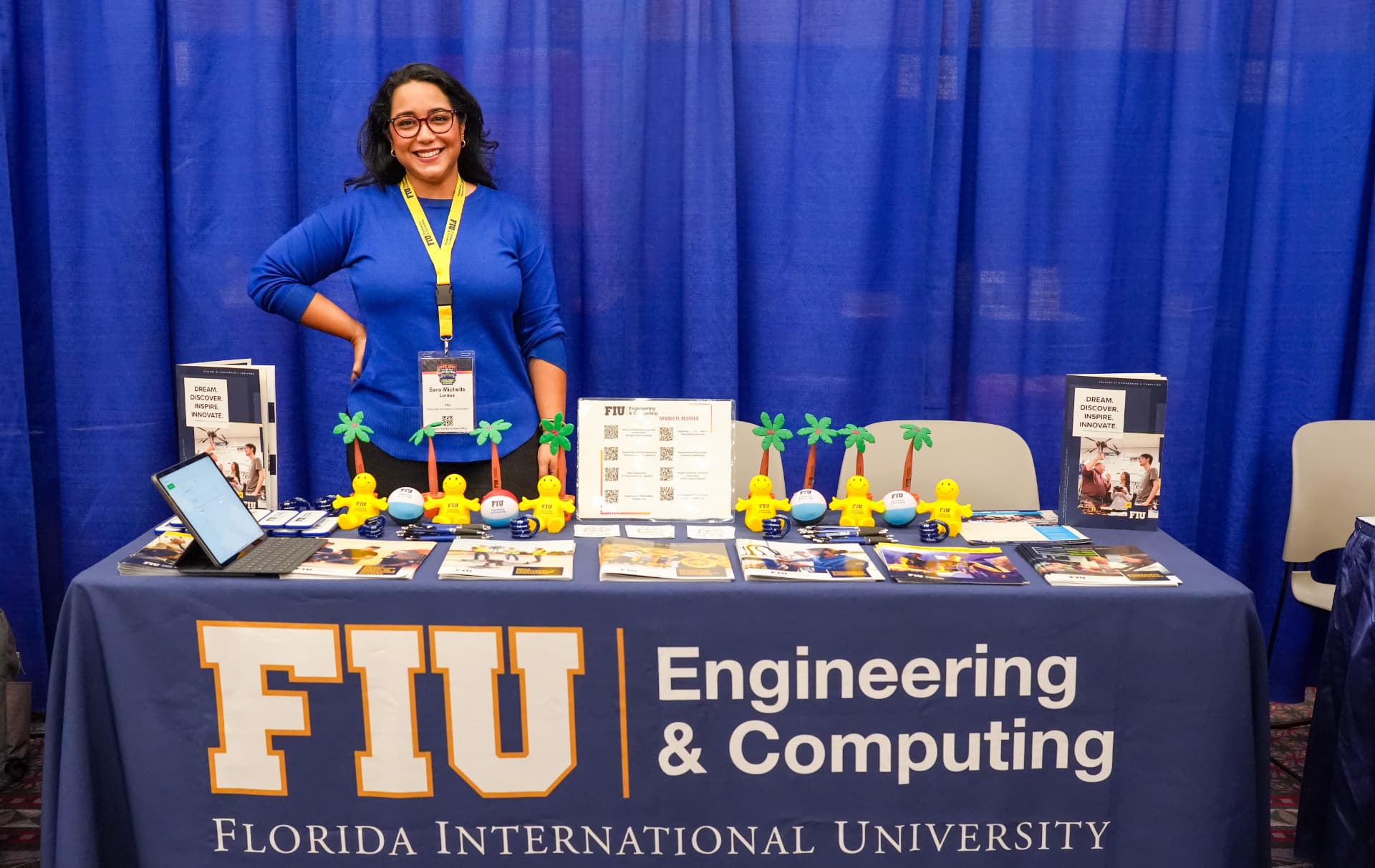 University admissions booth at the College Exploration Pavilion
